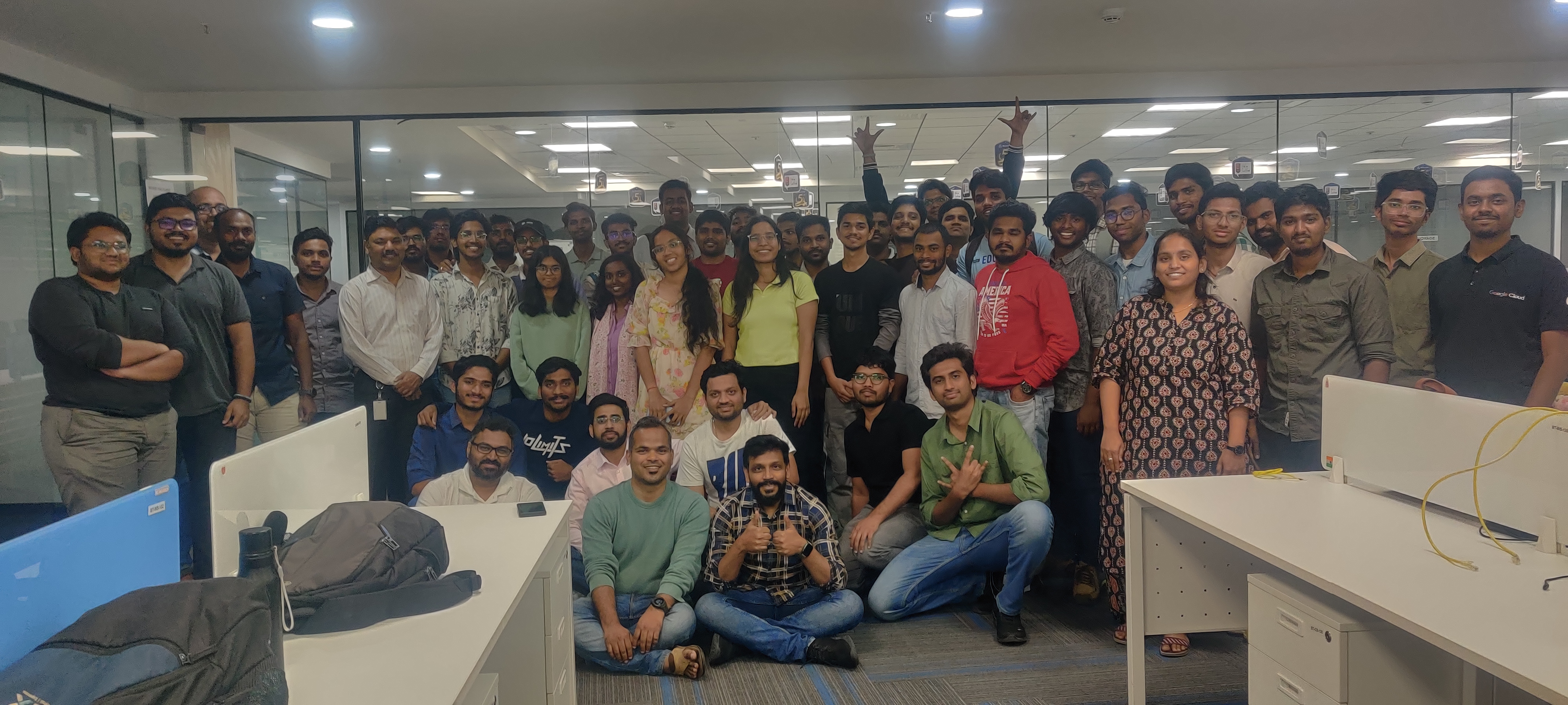 HydPy community members gathered at a meetup